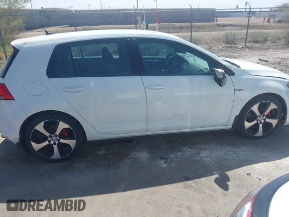 2017 Volkswagen Golf GTI S with VIN 3VW5T7AU2HM035393, listed as a IAAI auction lot 42009016 with 80,669 mi miles. Bid and sale history available at carsss.com. Image 13.