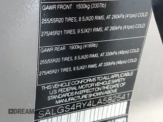 2020 Land Rover Range Rover с VIN SALGS4RY4LA582541, выставлен на аукционе Copart как лот 41920663 с пробегом 16 127 миль миль и . История ставок и продаж доступна на DreamBid. Изображение 13.