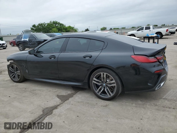 2022 BMW 8 Series 840i with VIN WBAGV4C01NCH18603, listed as a Copart auction lot 51969445 with 19,502 mi miles and Clean title. Bid and sale history available at DreamBid. Image 2.