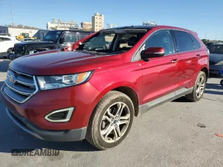 2016 Ford Edge Titanium with VIN 2FMPK3K92GBB05617, listed as a Copart auction lot 49150965 with 85,667 mi miles and Salvage Title. Bid and sale history available at carsss.com. Image 1.