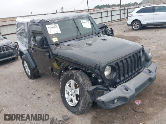 2021 Jeep Wrangler 80th Anniversary with VIN 1C4GJXAN0MW669192, listed as a IAAI auction lot 41465445 with 74,506 mi miles and . Bid and sale history available at DreamBid. Image 1.