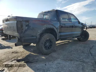 2024 Ford F-150 Raptor with VIN 1FTFW1RG3RFB11151, listed as a Copart auction lot 42825835 with 8,270 mi miles and Salvage Title. Bid and sale history available at DreamBid. Image 3.