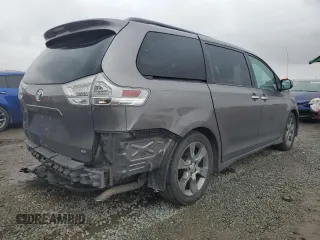 2014 Toyota Sienna SE with VIN 5TDXK3DC3ES470042, listed as a Copart auction lot 49254335 with 99,208 mi miles and Salvage Title. Bid and sale history available at DreamBid. Image 3.