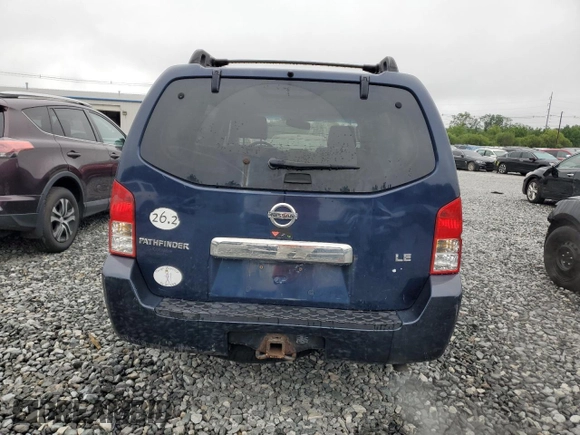 2006 Nissan Pathfinder SE z VIN 5N1AR18W66C610092, wystawiony jako Copart lot #60208105 z przebiegiem 235 876 mil mil oraz Czysty tytuł • Clean title. Historia ofert i sprzedaży dostępna na DreamBid. Obrazek 6.