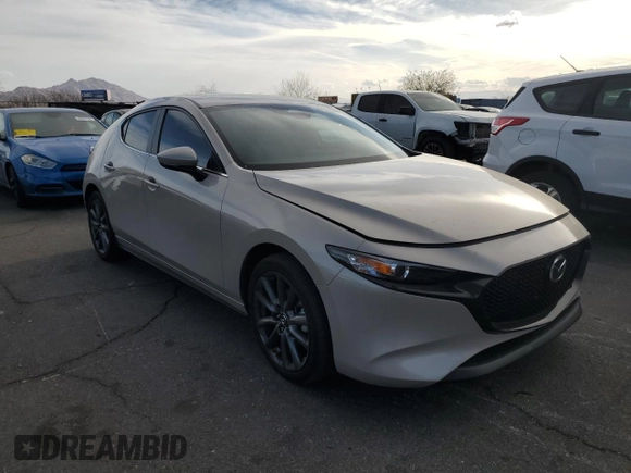 2024 Mazda 3 S Preferred with VIN JM1BPALM9R1701877, listed as a Copart auction lot 43782025 with 6,795 mi miles and Salvage title. Bid and sale history available at DreamBid. Image 4.