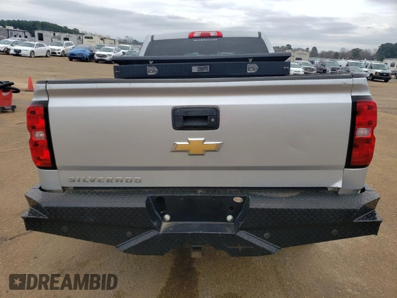 2017 Chevrolet Silverado 1500 Work Truck with VIN 1GCVKNEC8HZ383225, listed as a Copart auction lot 45397455 with 0 mi miles and Salvage Title. Bid and sale history available at carsss.com. Image 6.