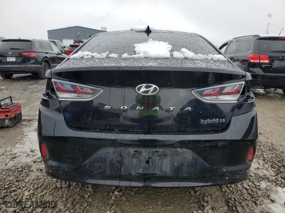 2019 Hyundai Sonata Hybrid SE with VIN KMHE24L32KA088149, listed as a Copart auction lot 49236675 with 49,215 mi miles and Salvage Title. Bid and sale history available at carsss.com. Image 6.