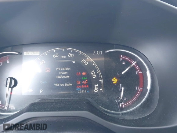 2019 Toyota RAV4 Limited with VIN JTMN1RFV8KD033205, listed as a IAAI auction lot 41751355 with 26,319 mi miles. Bid and sale history available at carsss.com. Image 15.