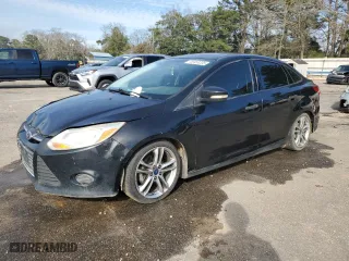 2014 Ford Focus S with VIN 1FADP3E23EL407881, listed as a Copart auction lot 46463205 with 117,409 mi miles and Salvage Title. Bid and sale history available at carsss.com. Image 1.