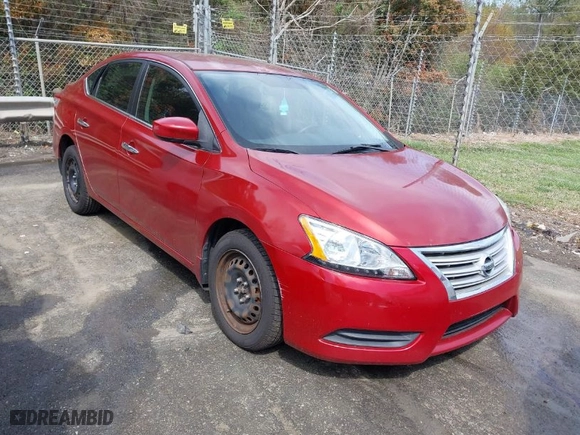 2014 Nissan Sentra SR with VIN 3N1AB7AP6EY269235, listed as a IAAI auction lot 41910232 with 183,841 mi miles. Bid and sale history available at carsss.com. Image 1.