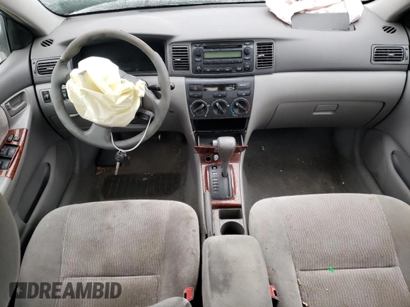 2006 Toyota Corolla CE with VIN 1NXBR30E36Z569949, listed as a Copart auction lot 44819185 with Not Provided miles and Salvage Title. Bid and sale history available at DreamBid. Image 8.