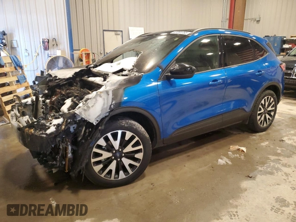 2020 Ford Escape SE Sport Hybrid with VIN 1FMCU9BZ3LUC25359, listed as a Copart auction lot 47281765 with Not Provided miles and Salvage Title. Bid and sale history available at DreamBid. Image 1.