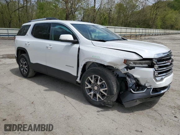 2022 GMC Acadia SLE with VIN 1GKKNKL49NZ164844, listed as a Copart auction lot 55321745 with 36,952 mi miles and Salvage title. Bid and sale history available at DreamBid. Image 4.