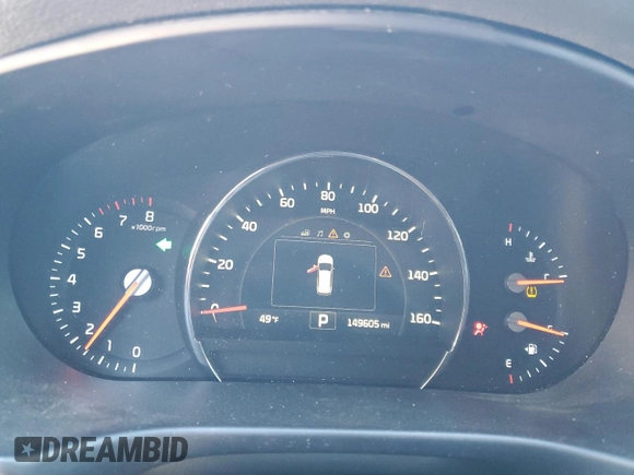 2017 Kia Sorento EX with VIN 5XYPHDA59HG304684, listed as a Copart auction lot 84553104 with 149,605 mi miles and Salvage Title. Bid and sale history available at DreamBid. Image 9.