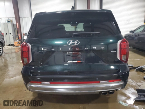2024 Hyundai Palisade Calligraphy z VIN KM8R7DGE9RU682857, wystawiony jako Copart lot #55403015 z przebiegiem 10 608 mil mil oraz Szkoda całkowita • Salvage title. Historia ofert i sprzedaży dostępna na DreamBid. Obrazek 6.