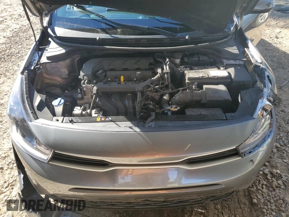 2022 Kia Rio S with VIN 3KPA24AD9NE464099, listed as a Copart auction lot 42920745 with 80,319 mi miles and Non Repairable. Bid and sale history available at carsss.com. Image 12.