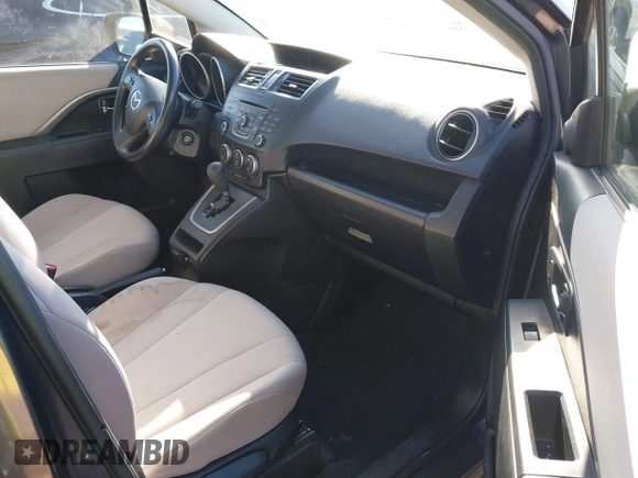 2014 Mazda 5 Sport with VIN JM1CW2BL5E0166522, listed as a IAAI auction lot 41635454 with 94,225 mi miles and . Bid and sale history available at DreamBid. Image 5.