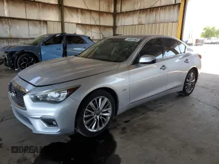2018 Infiniti Q50 3.0t LUXE with VIN JN1EV7AR5JM441830, listed as a Copart auction lot 54801065 with 126,555 mi miles and Clean Title. Bid and sale history available at carsss.com. Image 1.