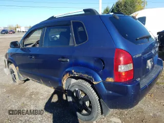 2006 Hyundai Tucson GL with VIN KM8JM72B76U405771, listed as a Copart auction lot 76751074 with 233,649 mi miles and Salvage Title. Bid and sale history available at carsss.com. Image 2.