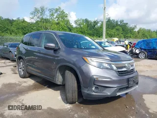 2019 Honda Pilot EX-L with VIN 5FNYF5H52KB039336, listed as a IAAI auction lot 42108456 with 220,307 mi miles and . Bid and sale history available at carsss.com. Image 1.