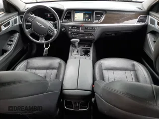 2018 Genesis G80 3.8L with VIN KMHGN4JE9JU263871, listed as a Copart auction lot 71884574 with 81,777 mi miles and Salvage Title. Bid and sale history available at carsss.com. Image 8.