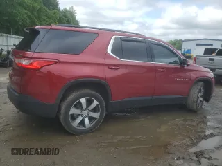 2020 Chevrolet Traverse LT z VIN 1GNERHKW4LJ273654, wystawiony jako Copart lot #56633975 z przebiegiem 69 561 mil mil oraz Szkoda całkowita • Salvage title. Historia ofert i sprzedaży dostępna na DreamBid. Obrazek 3.