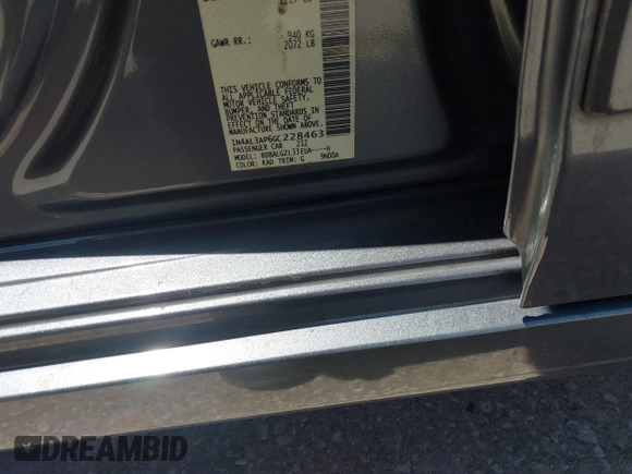 2016 Nissan Altima S z VIN 1N4AL3AP6GC228463, wystawiony jako IAAI lot #42032010 z przebiegiem 159 999 mil mil oraz . Historia ofert i sprzedaży dostępna na DreamBid. Obrazek 9.
