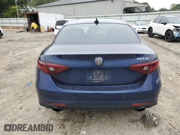 2018 Alfa Romeo Giulia Ti Sport with VIN ZARFAECN2J7577431, listed as a Copart auction lot 72540954 with 157,078 mi miles and Salvage Title. Bid and sale history available at carsss.com. Image 6.
