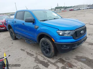 2022 Ford Ranger XL with VIN 1FTER4EH4NLD16380, listed as a IAAI auction lot 41450842 with 28,533 mi miles. Bid and sale history available at carsss.com. Image 1.
