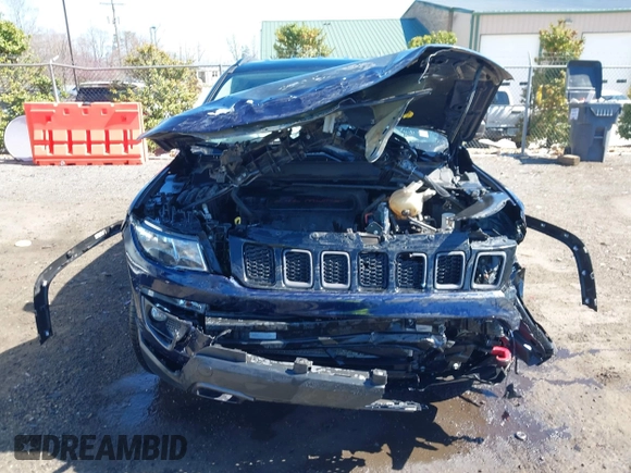 2020 Jeep Compass Trailhawk with VIN 3C4NJDDB1LT106549, listed as a IAAI auction lot 41885628 with 98,374 mi miles and . Bid and sale history available at DreamBid. Image 6.