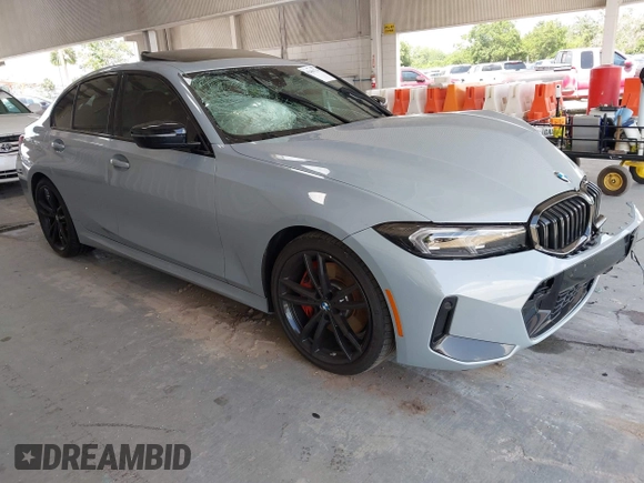 2023 BMW 3 Series 330i with VIN 3MW69FF01P8D33427, listed as a IAAI auction lot 42461734 with 15,587 mi miles and . Bid and sale history available at DreamBid. Image 1.