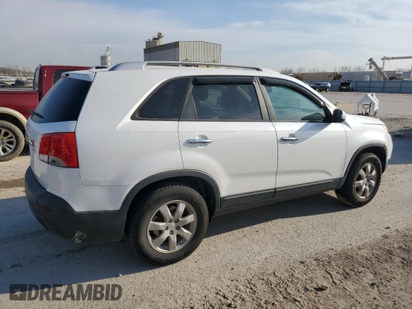 2011 Kia Sorento LX with VIN 5XYKT4A12BG050622, listed as a Copart auction lot 50833115 with Not Provided miles and Salvage Title. Bid and sale history available at DreamBid. Image 3.