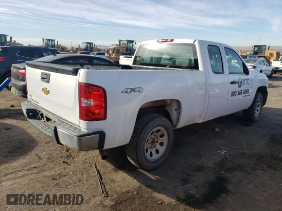 2011 Chevrolet Silverado 1500 Work Truck with VIN 1GCRKPE30BZ331169, listed as a Copart auction lot 87216014 with 208,475 mi miles and Clean Title. Bid and sale history available at DreamBid. Image 3.