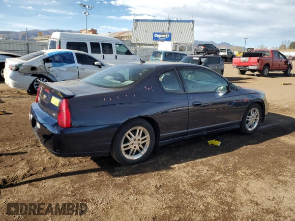2007 Chevrolet Monte Carlo LT with VIN 2G1WK15K479416744, listed as a Copart auction lot 85472964 with 90,070 mi miles and Salvage Title. Bid and sale history available at carsss.com. Image 3.