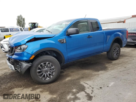 2021 Ford Ranger XL with VIN 1FTER1EH0MLD75309, listed as a Copart auction lot 51147735 with 18,591 mi miles and Salvage title. Bid and sale history available at DreamBid. Image 1.