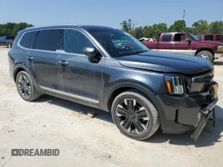 2023 Kia Telluride SX Prestige with VIN 5XYP5DGC5PG378049, listed as a Copart auction lot 68435954 with 16,573 mi miles and Salvage title. Bid and sale history available at DreamBid. Image 4.