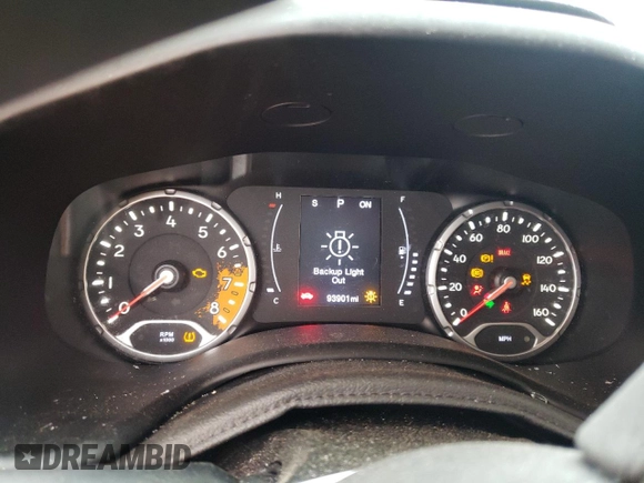 2018 Jeep Renegade Upland with VIN ZACCJBAB8JPH46343, listed as a Copart auction lot 54345095 with 93,901 mi miles and Salvage title. Bid and sale history available at DreamBid. Image 9.