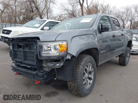 2022 GMC Canyon 4WD AT4 with VIN 1GTG6FENXN1187138, listed as a IAAI auction lot 41504228 with 2,901 mi miles and . Bid and sale history available at DreamBid. Image 18.