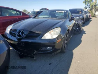 2006 Mercedes-Benz SLK-Class 3.0L with VIN WDBWK54F86F093841, listed as a Copart auction lot 69092934 with 161,183 mi miles and Salvage Title. Bid and sale history available at carsss.com. Image 5.