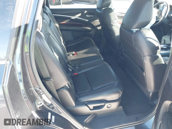2016 Acura MDX with VIN 5FRYD4H27GB043605, listed as a IAAI auction lot 41402737 with 129,259 mi miles. Bid and sale history available at carsss.com. Image 8.