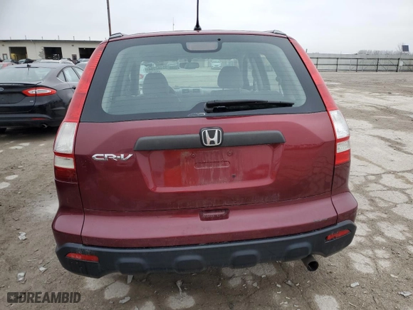 2007 Honda CR-V LX with VIN 5J6RE48357L011402, listed as a Copart auction lot 85162394 with 194,206 mi miles and Salvage Title. Bid and sale history available at carsss.com. Image 6.