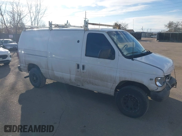 2001 Ford Econoline Cargo Commercial with VIN 1FTNE24L21HA95140, listed as a IAAI auction lot 41490323 with 330,136 mi miles and . Bid and sale history available at carsss.com. Image 1.