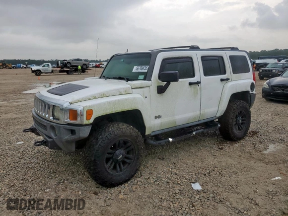 2007 Hummer H3 SUV z VIN 5GTDN13E678173641, wystawiony jako Copart lot #56786655 z przebiegiem 114 102 mil mil oraz Czysty tytuł • Clean title. Historia ofert i sprzedaży dostępna na DreamBid. Obrazek 1.