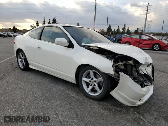 2002 Acura RSX Type S with VIN JH4DC53072C014530, listed as a Copart auction lot 44806975 with 206,496 mi miles and Salvage Title. Bid and sale history available at carsss.com. Image 4.