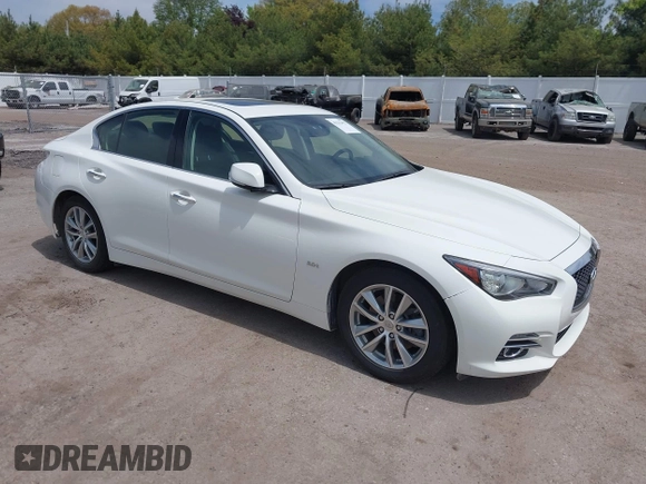 2017 Infiniti Q50 Premium с VIN JN1EV7AP4HM743778, выставлен на аукционе IAAI как лот 42212412 с пробегом 88 279 миль миль и . История ставок и продаж доступна на DreamBid. Изображение 1.