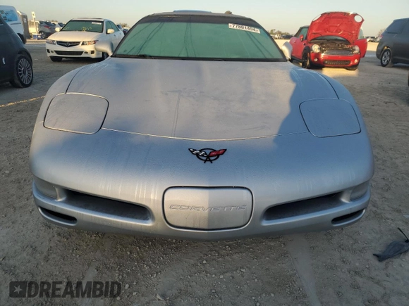 2002 Chevrolet Corvette with VIN 1G1YY32G925126640, listed as a Copart auction lot 77801494 with 0 mi miles and Salvage Title. Bid and sale history available at carsss.com. Image 5.