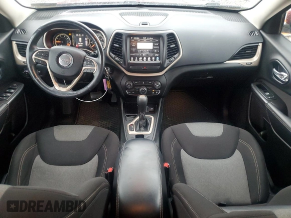 2014 Jeep Cherokee Latitude with VIN 1C4PJLCBXEW172132, listed as a Copart auction lot 47528285 with 154,268 mi miles and Salvage Title. Bid and sale history available at carsss.com. Image 8.