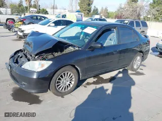 2005 Honda Civic Sdn EX with VIN 2HGES26765H550047, listed as a IAAI auction lot 41895885 with 258,553 mi miles. Bid and sale history available at carsss.com. Image 2.