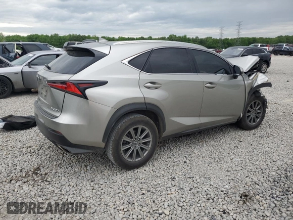 2020 Lexus NX 300 with VIN JTJAARBZ3L5003285, listed as a Copart auction lot 53977335 with 80,316 mi miles and Salvage title. Bid and sale history available at DreamBid. Image 3.