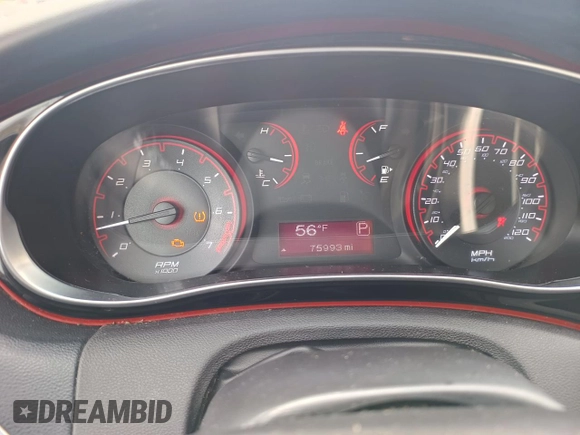 2014 Dodge Dart SXT with VIN 1C3CDFBB0ED775387, listed as a Copart auction lot 51900475 with 75,993 mi miles and Clean Title. Bid and sale history available at carsss.com. Image 1.